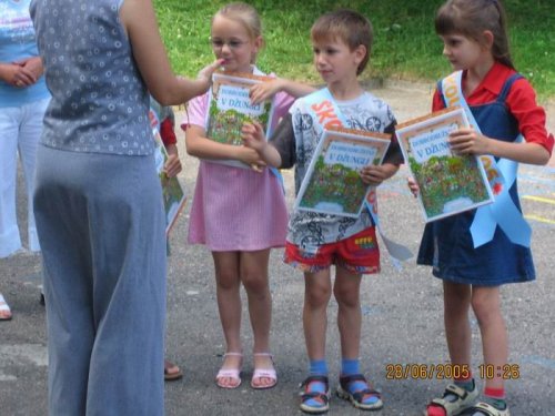 Loučení dětí z MŠ - 28.6.2005